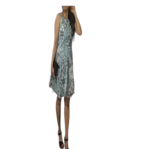 Tristan Print Fit & Flare Dress - Picture 8 of 16